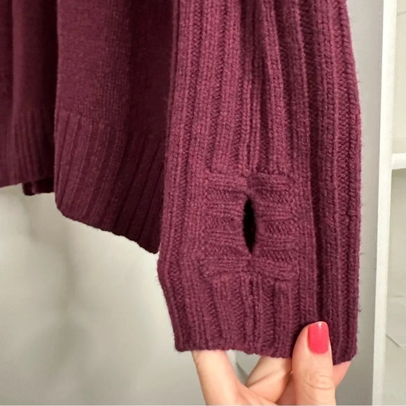 ZADIG & VOLTAIRE Alma Purple Love Yourself Pullover Sweater Knit SZ XS - Picture 12 of 15